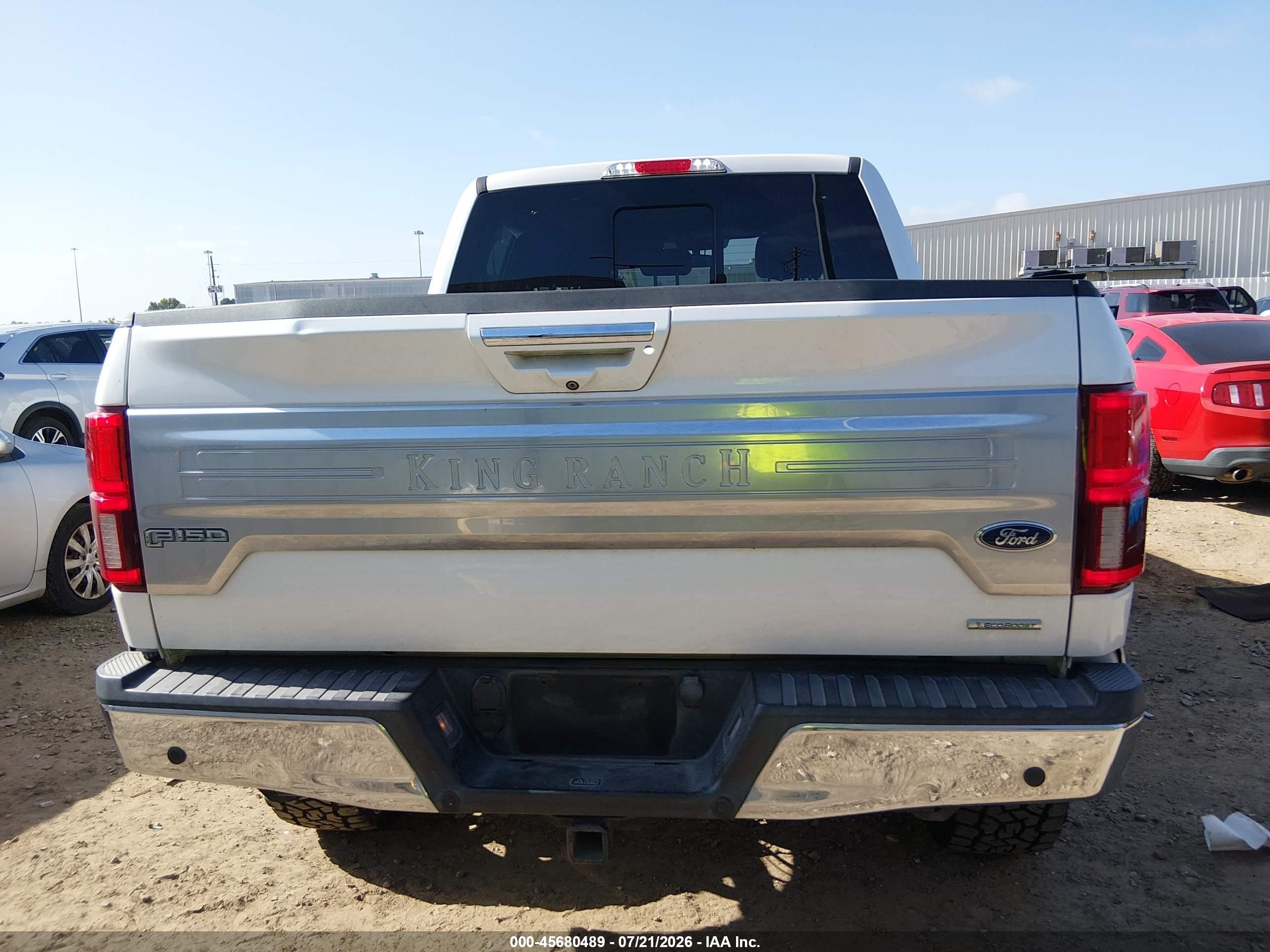 2018 Ford F-150 King Ranch White vin: 1FTEW1EG4JFD51945