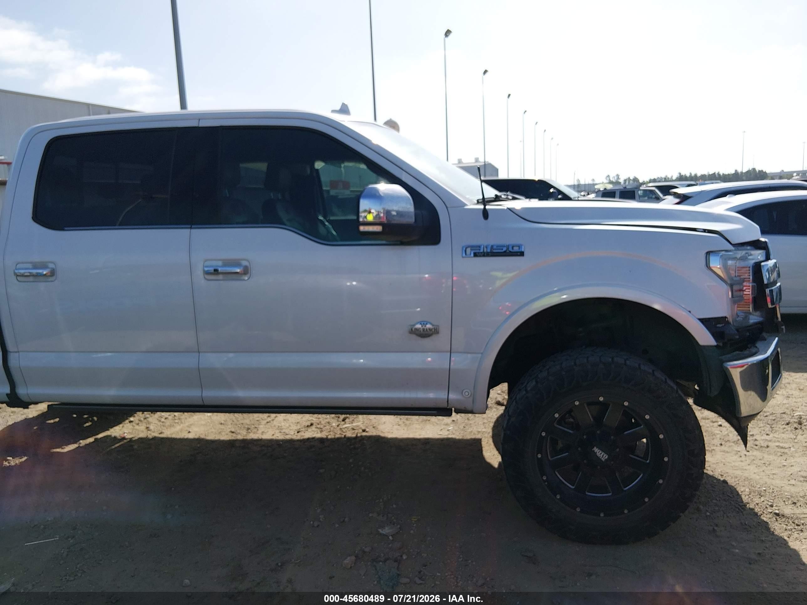 2018 Ford F-150 King Ranch White vin: 1FTEW1EG4JFD51945