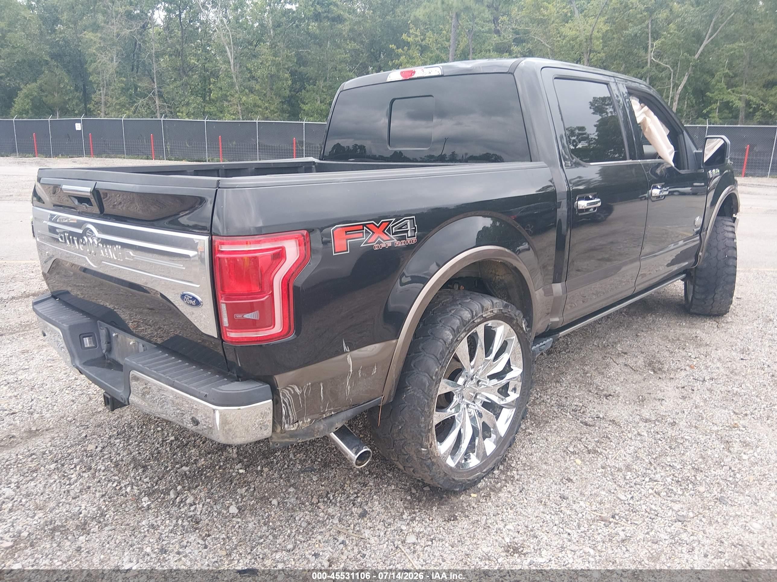 2015 Ford F-150 King Ranch Black vin: 1FTEW1EG5FFA15521