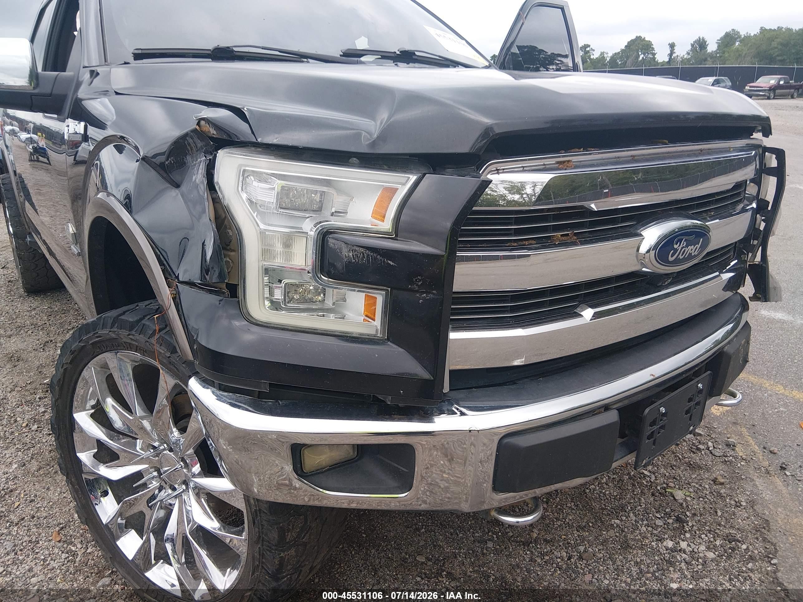 2015 Ford F-150 King Ranch Black vin: 1FTEW1EG5FFA15521
