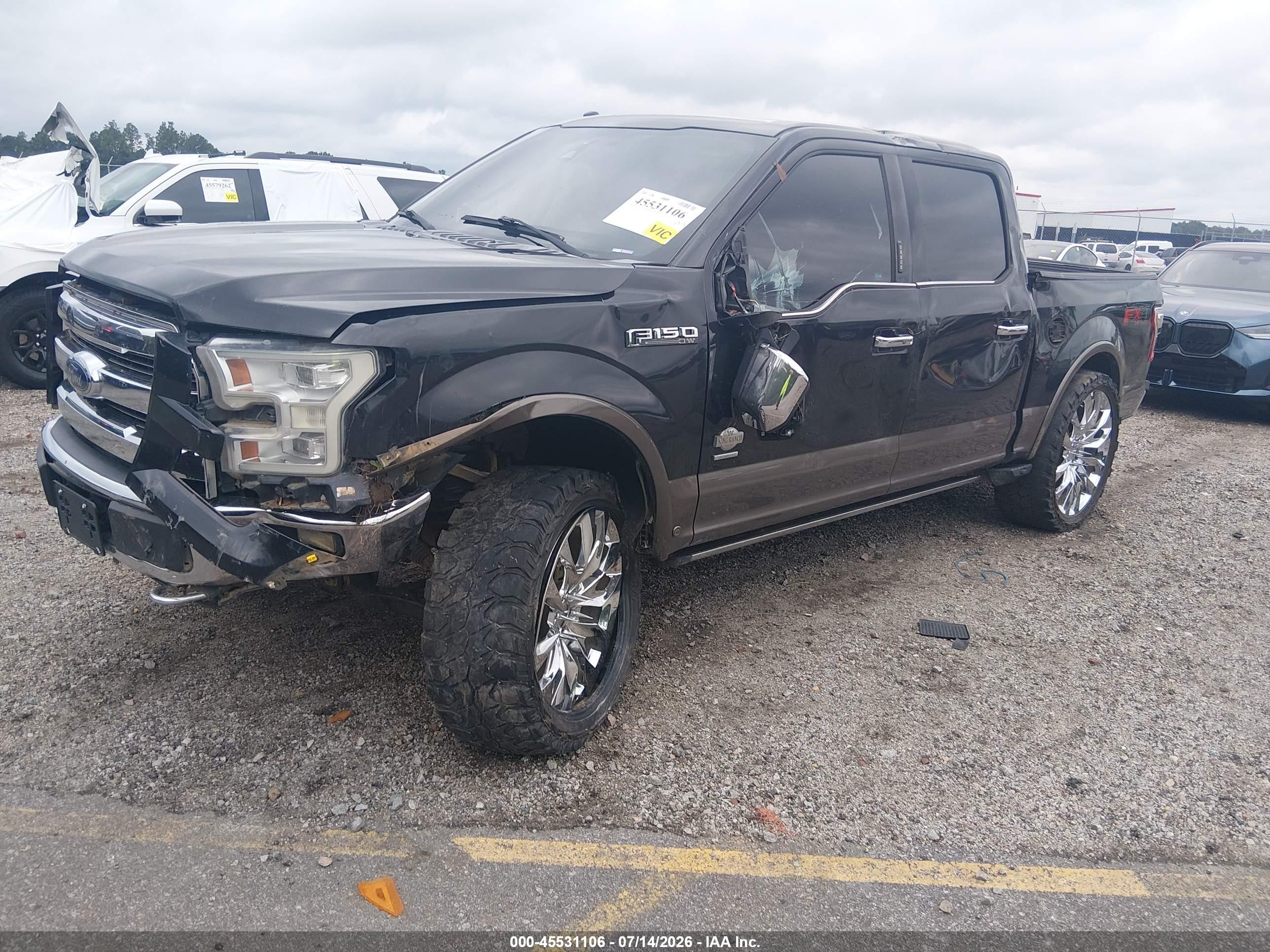 2015 Ford F-150 King Ranch Black vin: 1FTEW1EG5FFA15521
