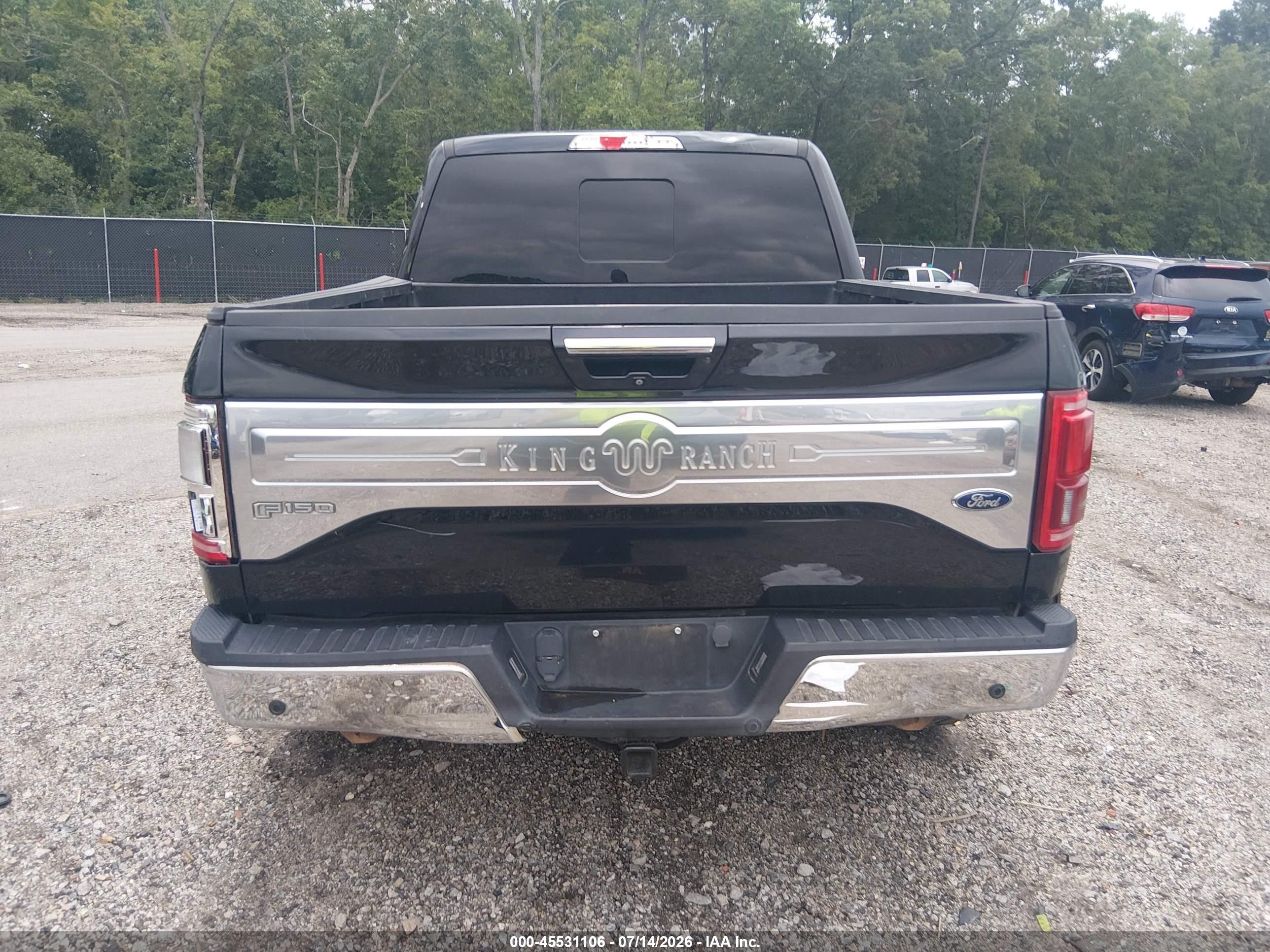 2015 Ford F-150 King Ranch Black vin: 1FTEW1EG5FFA15521