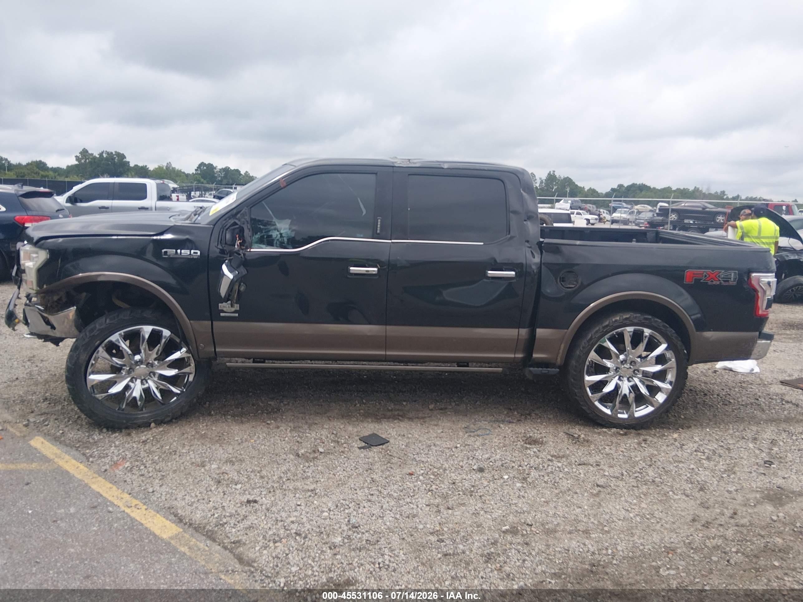 2015 Ford F-150 King Ranch Black vin: 1FTEW1EG5FFA15521