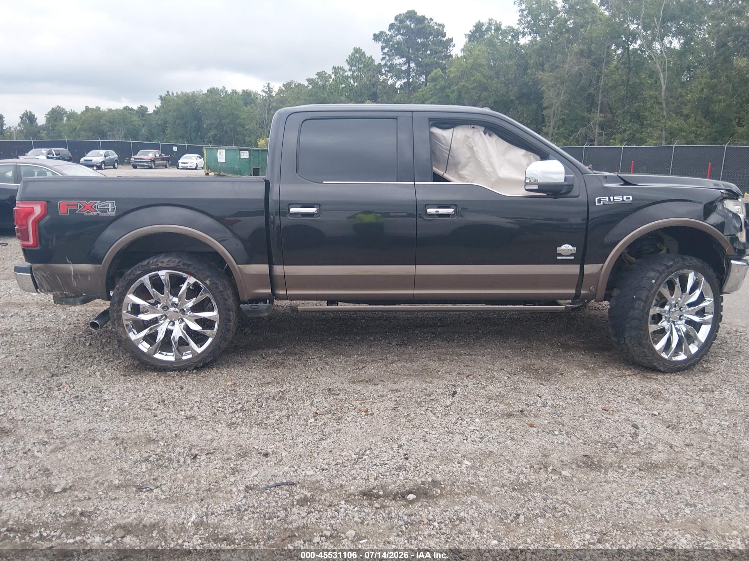 2015 Ford F-150 King Ranch Black vin: 1FTEW1EG5FFA15521