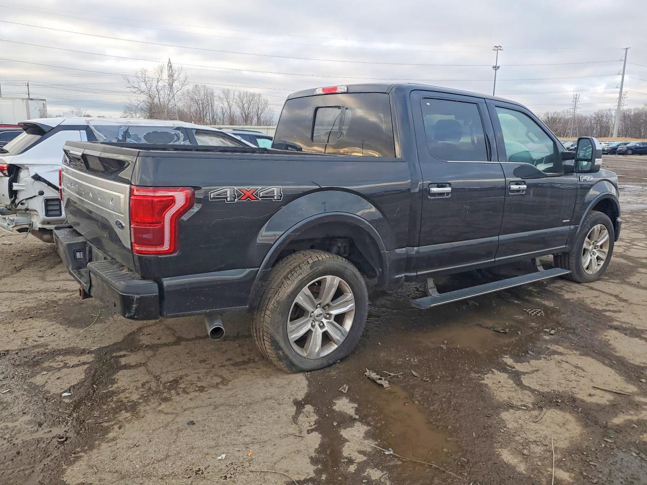 2015 Ford F150 Supercrew Black vin: 1FTEW1EG5FFA86587