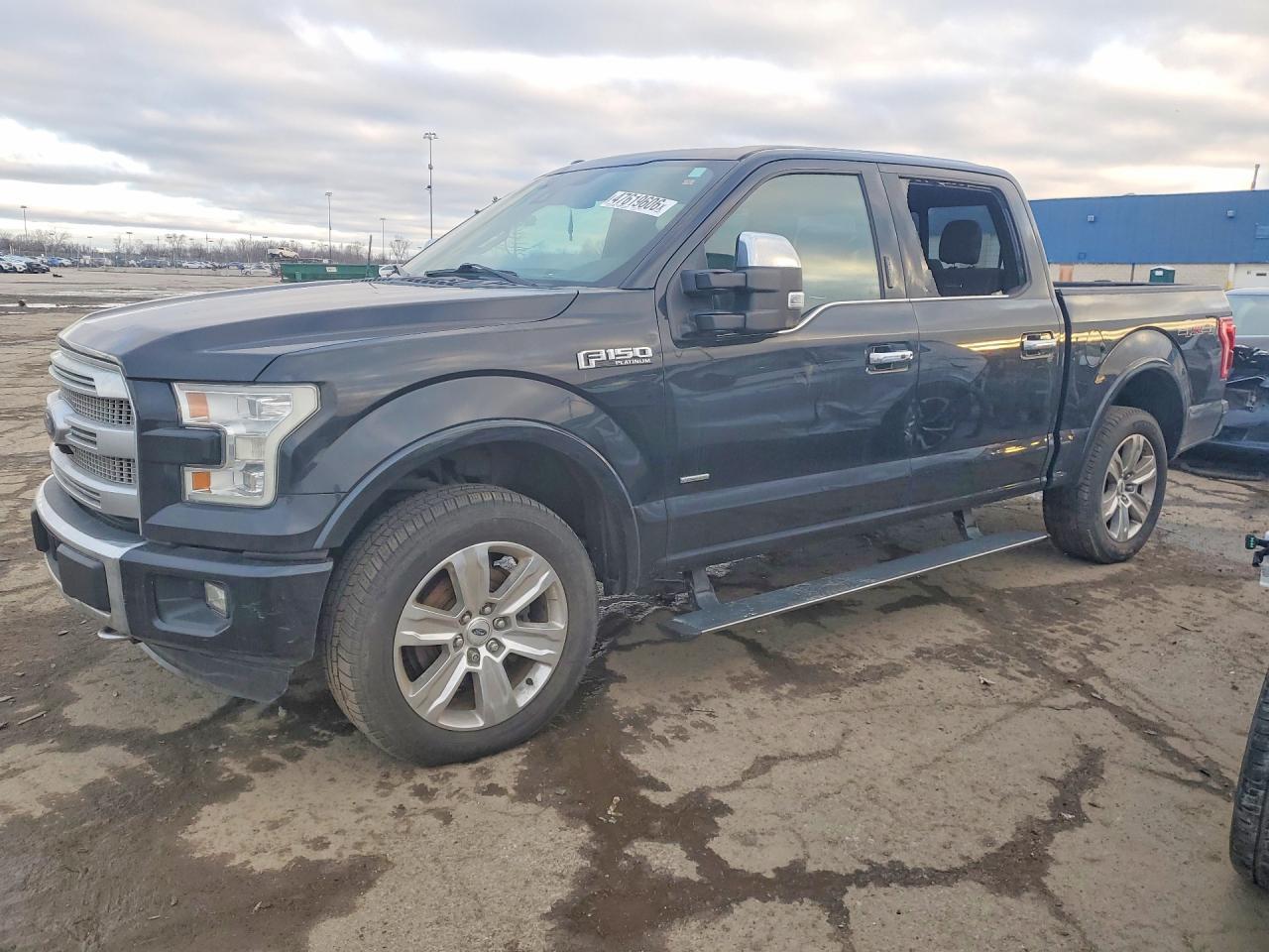 2015 Ford F150 Supercrew Black vin: 1FTEW1EG5FFA86587