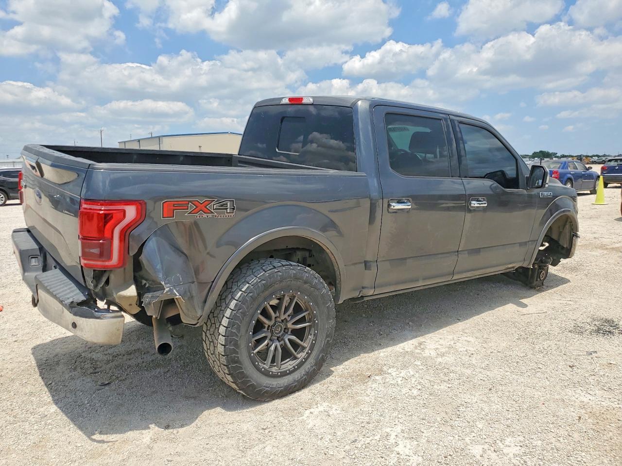 2015 Ford F150 Supercrew Серый vin: 1FTEW1EG5FFA98982