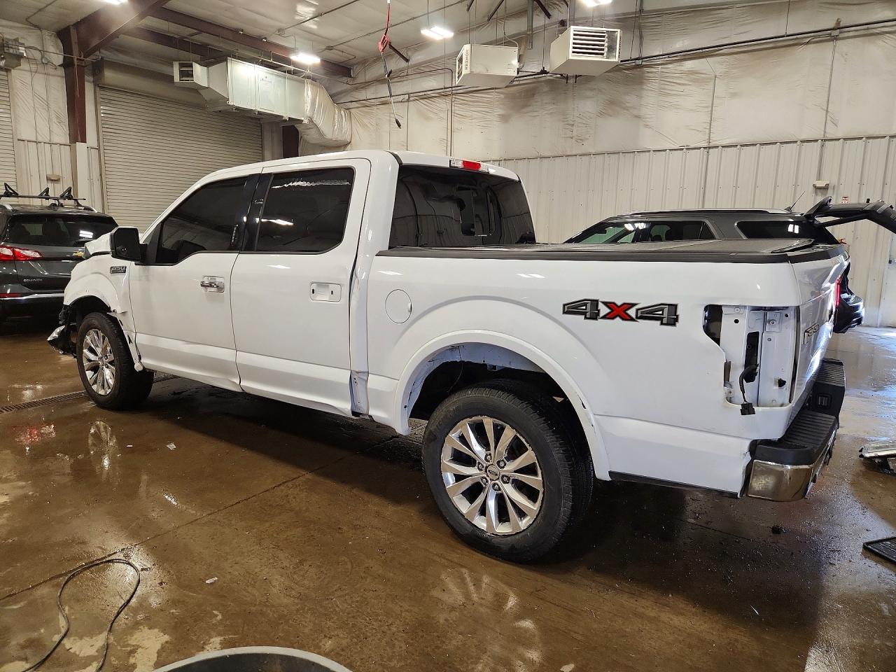 2015 Ford F150 Supercrew White vin: 1FTEW1EG5FFA99629