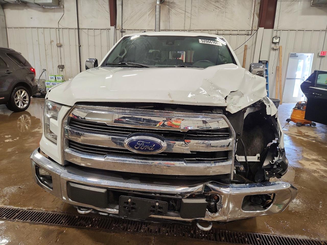 2015 Ford F150 Supercrew White vin: 1FTEW1EG5FFA99629