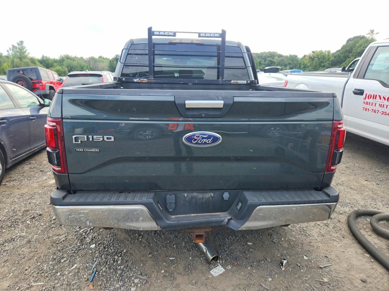 2015 Ford F150 Supercrew Green vin: 1FTEW1EG5FFB36758