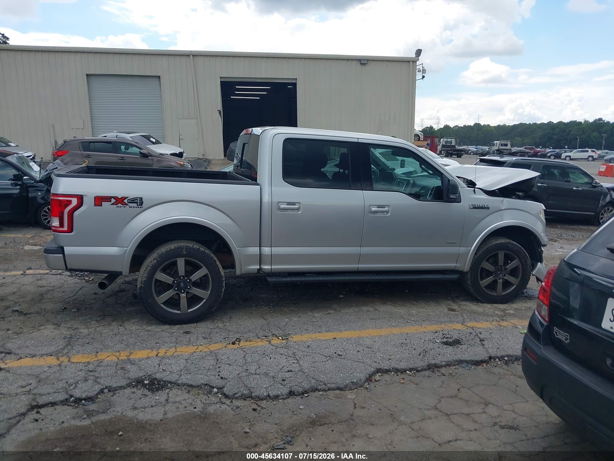 2015 Ford F-150 Xlt Silver vin: 1FTEW1EG5FFB76614