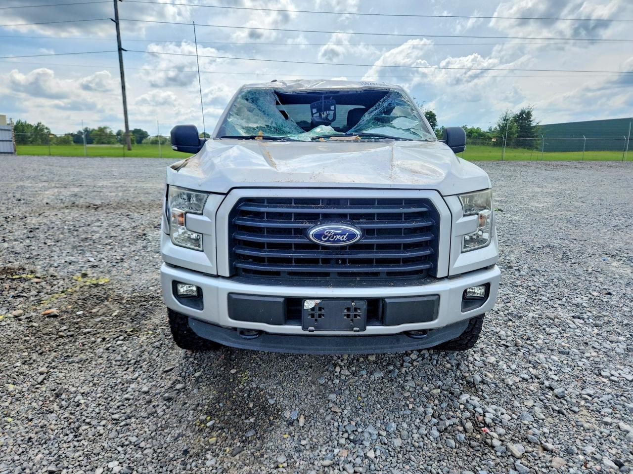 2015 Ford F150 Supercrew Silver vin: 1FTEW1EG5FFB78749