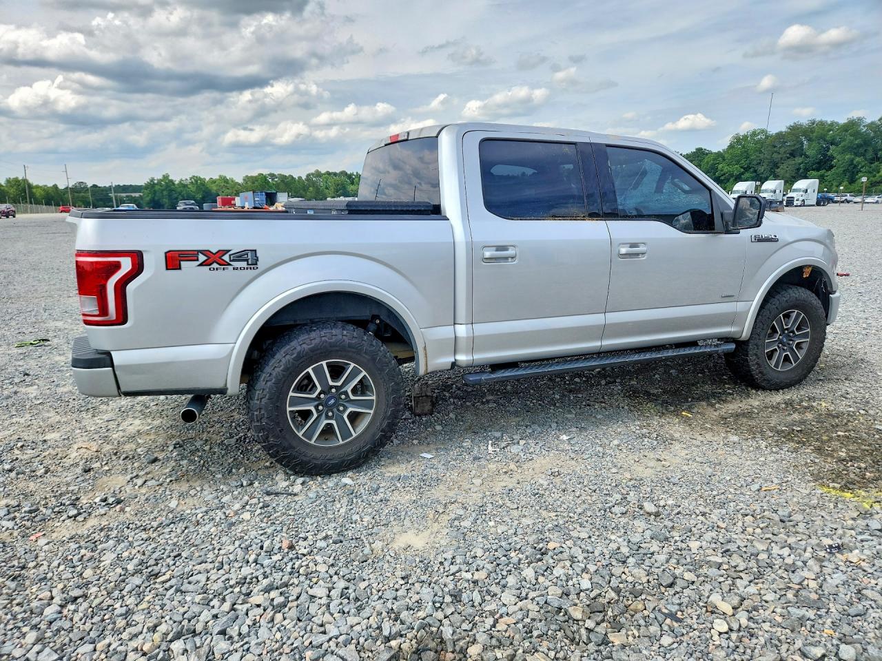 2015 Ford F150 Supercrew Silver vin: 1FTEW1EG5FFB78749