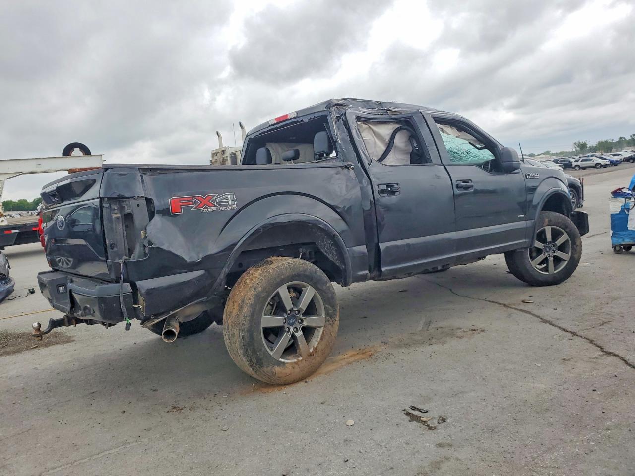 2015 Ford F150 Supercrew Black vin: 1FTEW1EG5FFB97589