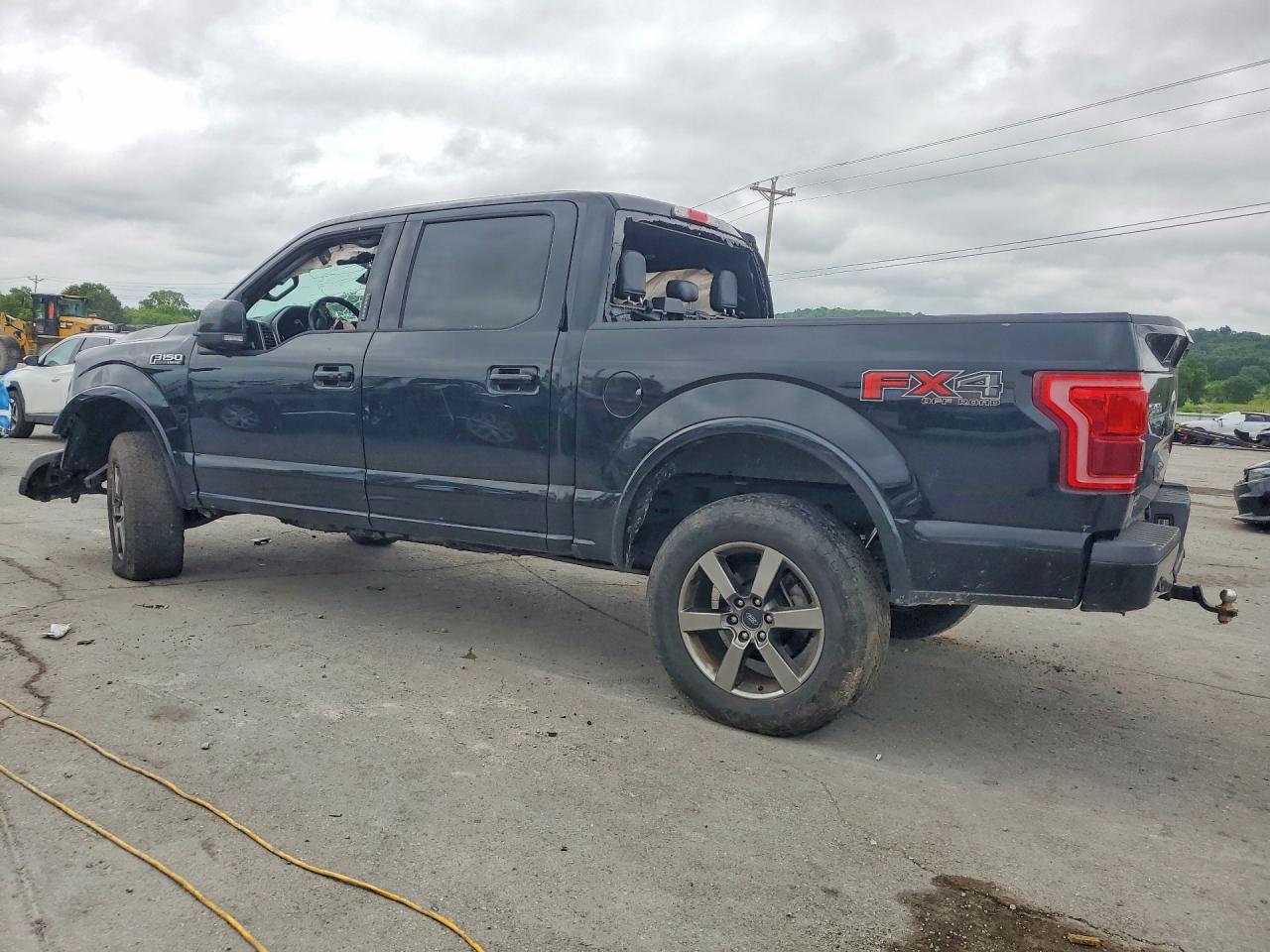 2015 Ford F150 Supercrew Black vin: 1FTEW1EG5FFB97589