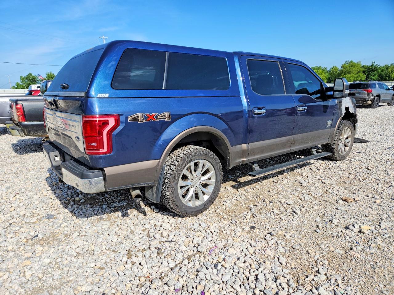 2015 Ford F150 Supercrew Blue vin: 1FTEW1EG5FFC06162