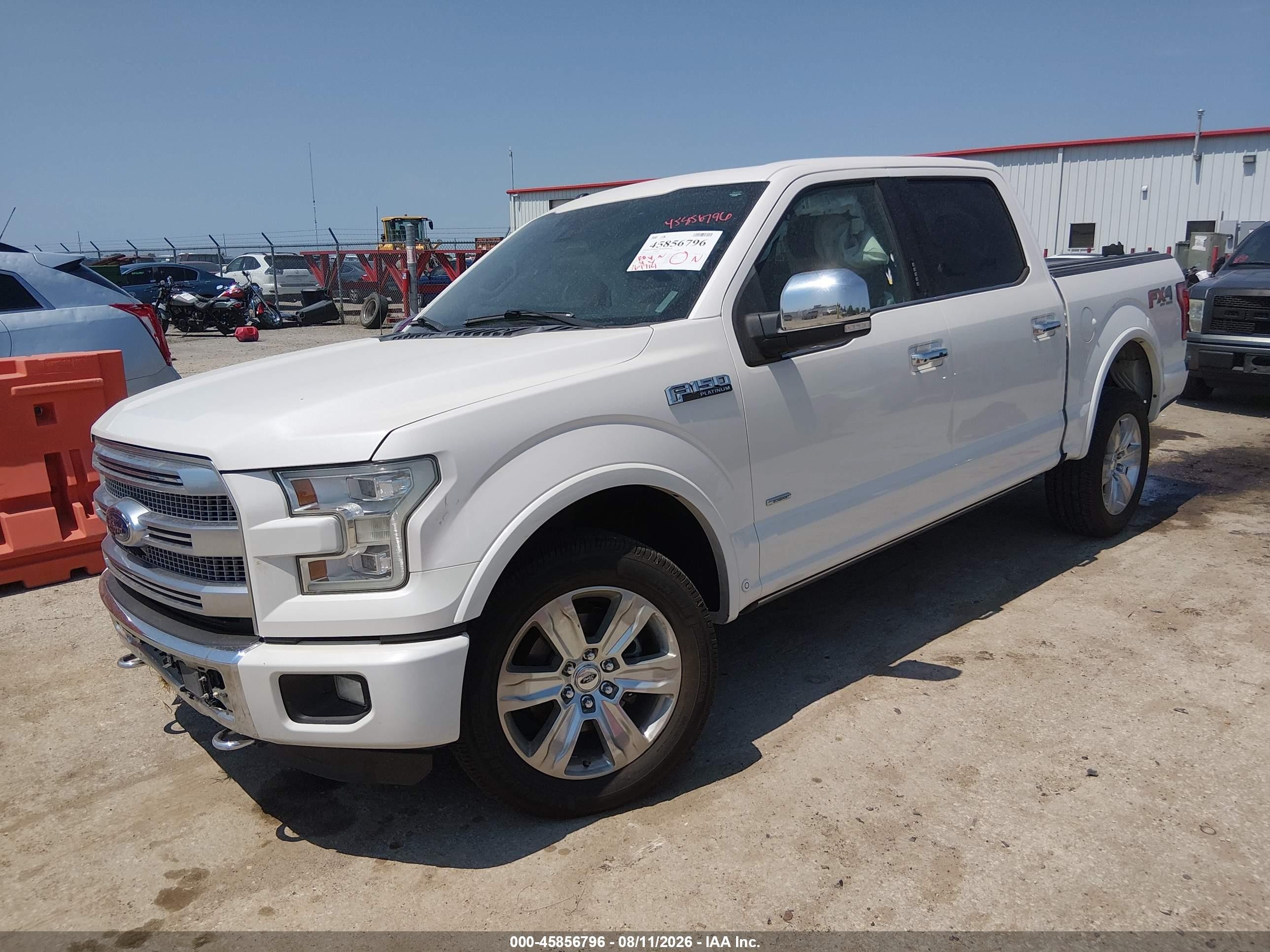 2015 Ford F-150 Platinum White vin: 1FTEW1EG5FFC06923