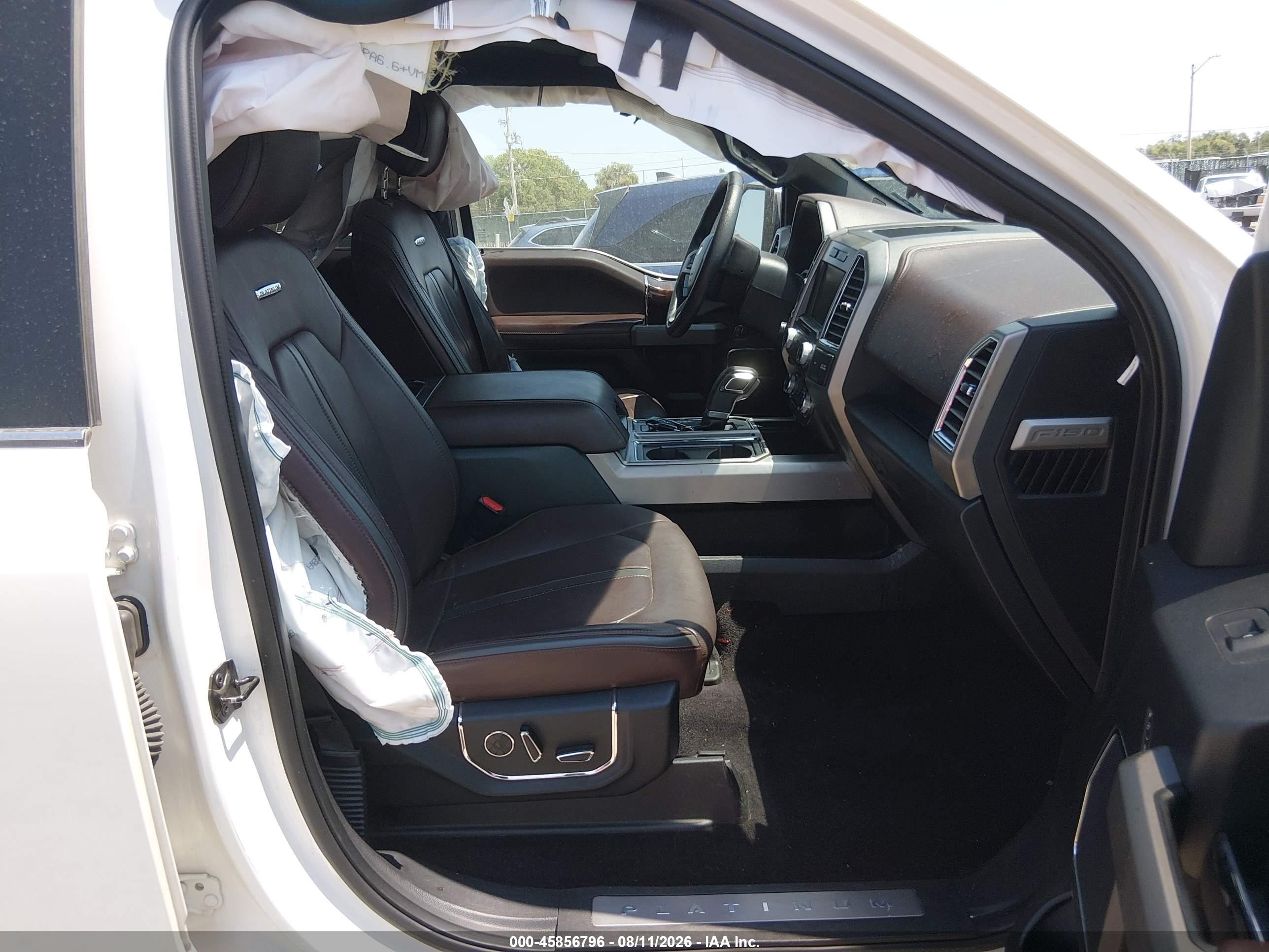 2015 Ford F-150 Platinum White vin: 1FTEW1EG5FFC06923