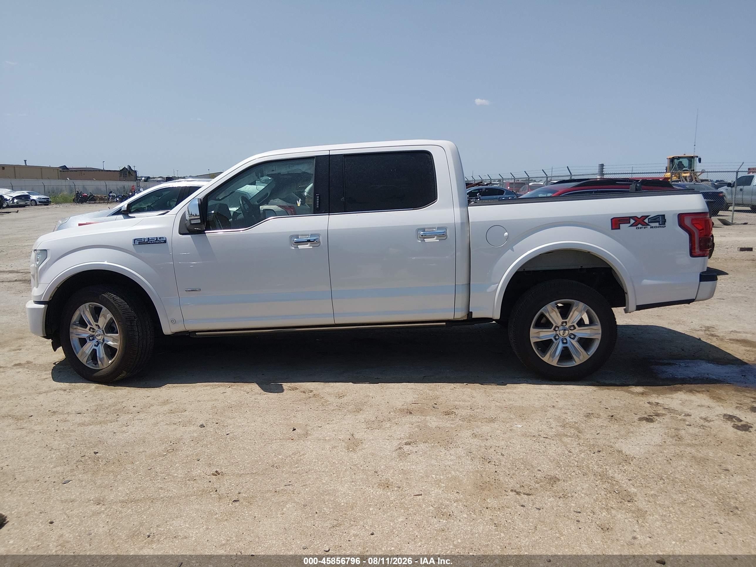 2015 Ford F-150 Platinum White vin: 1FTEW1EG5FFC06923