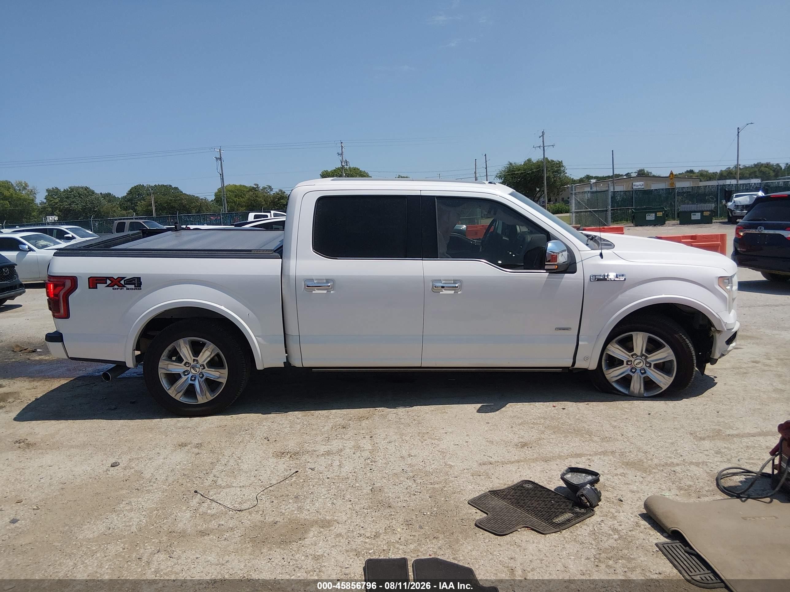 2015 Ford F-150 Platinum White vin: 1FTEW1EG5FFC06923