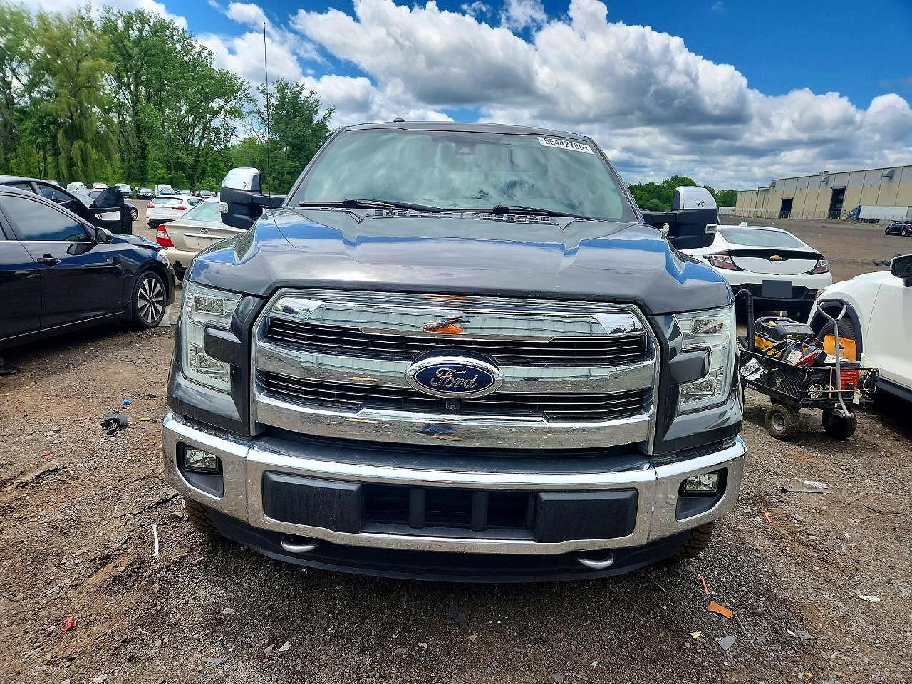 2015 Ford F150 Supercrew Gray vin: 1FTEW1EG5FFC56169