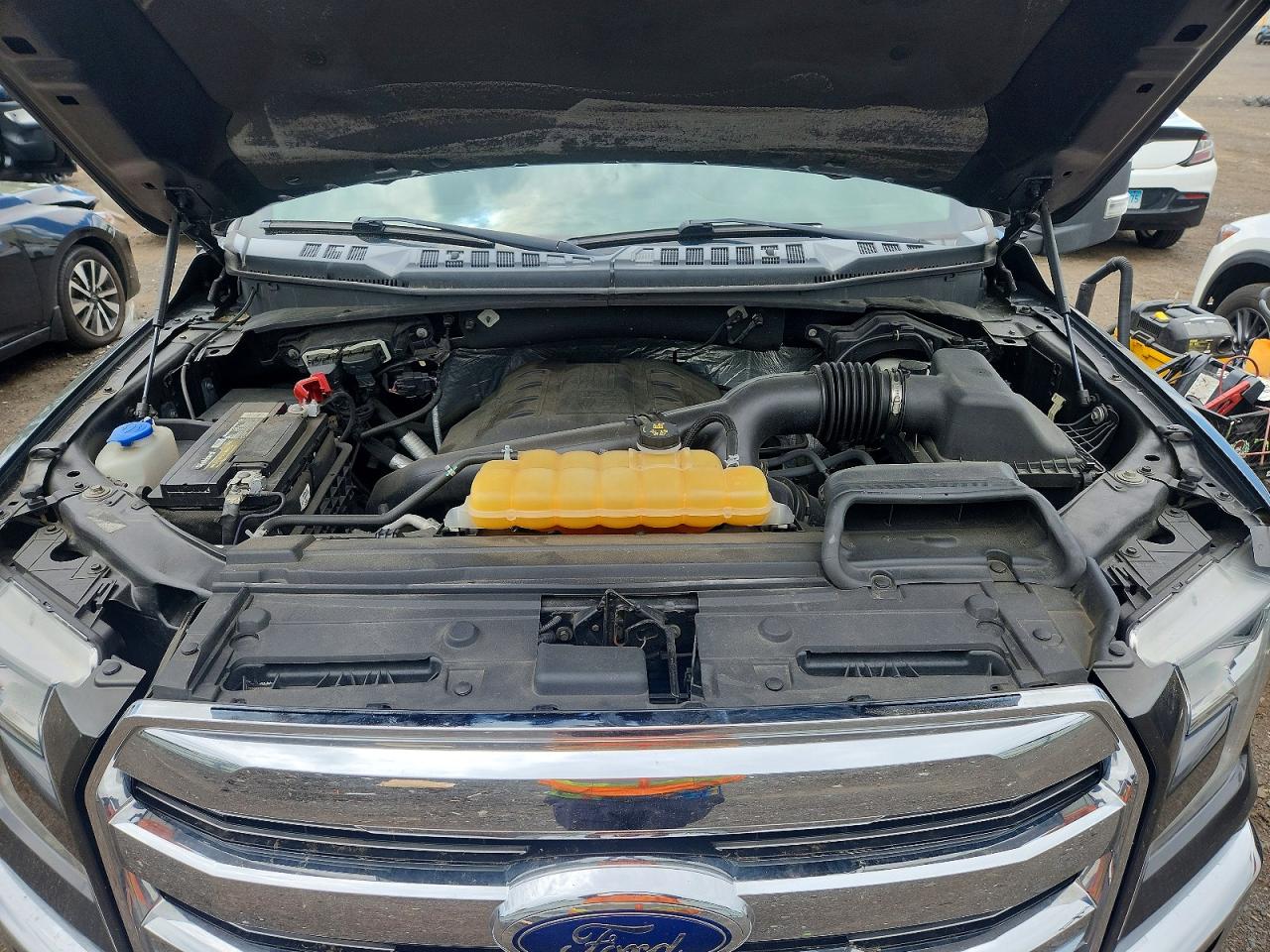 2015 Ford F150 Supercrew Gray vin: 1FTEW1EG5FFC56169