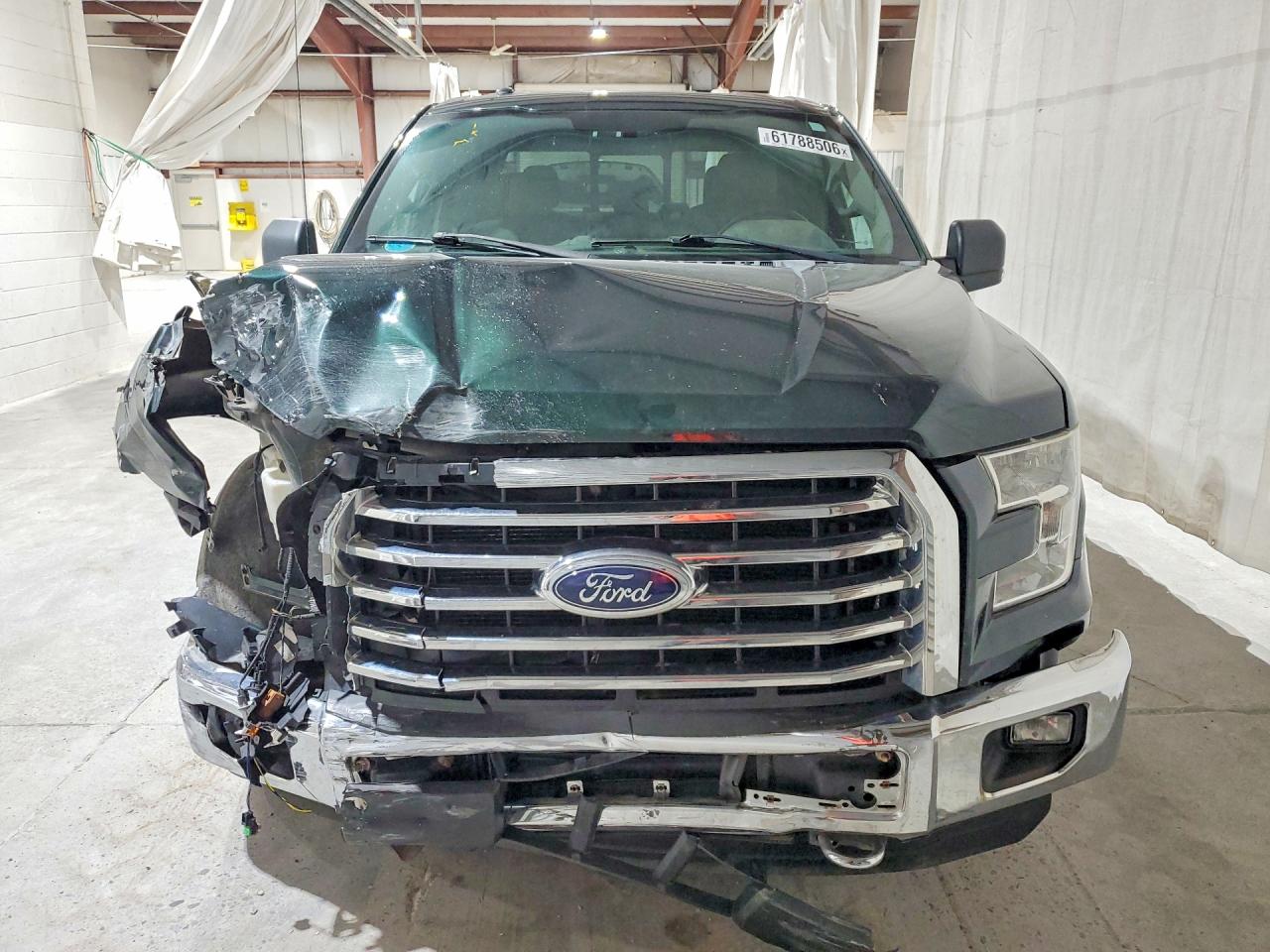 2015 Ford F150 Supercrew Green vin: 1FTEW1EG5FFC66930
