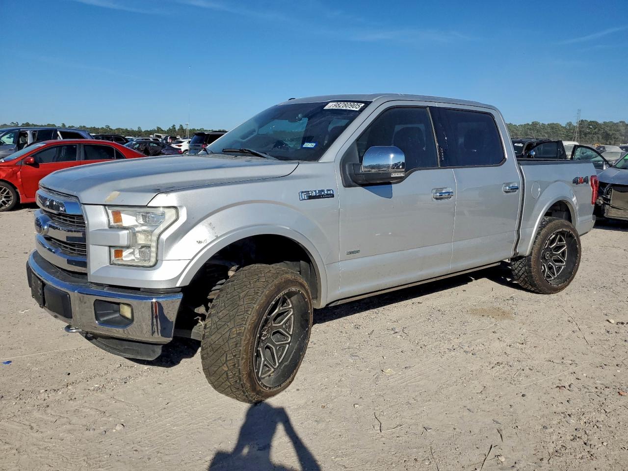 2015 Ford F150 Supercrew Silver vin: 1FTEW1EG5FFC69990