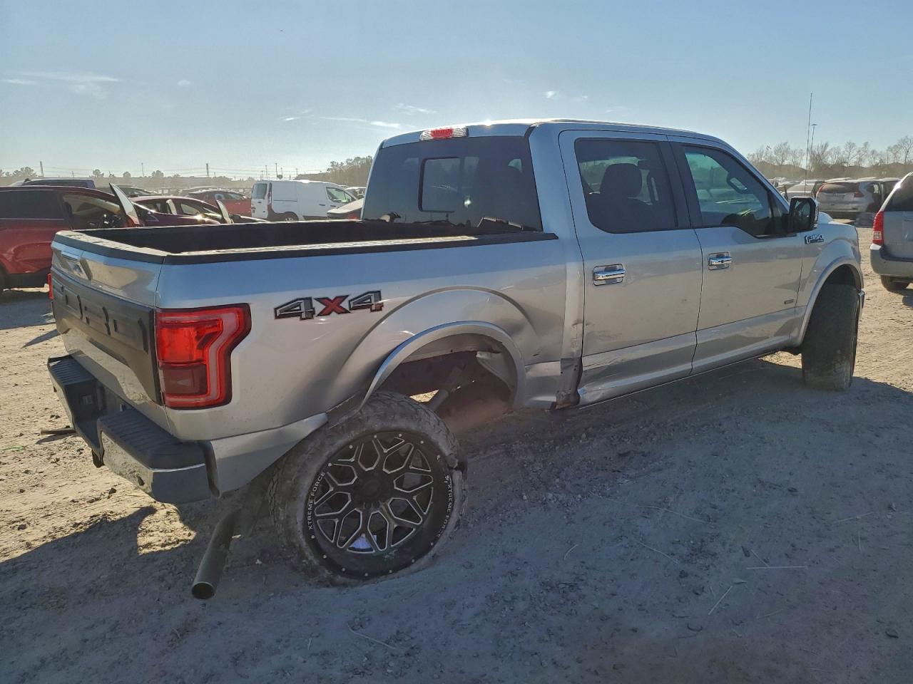 2015 Ford F150 Supercrew Silver vin: 1FTEW1EG5FFC69990