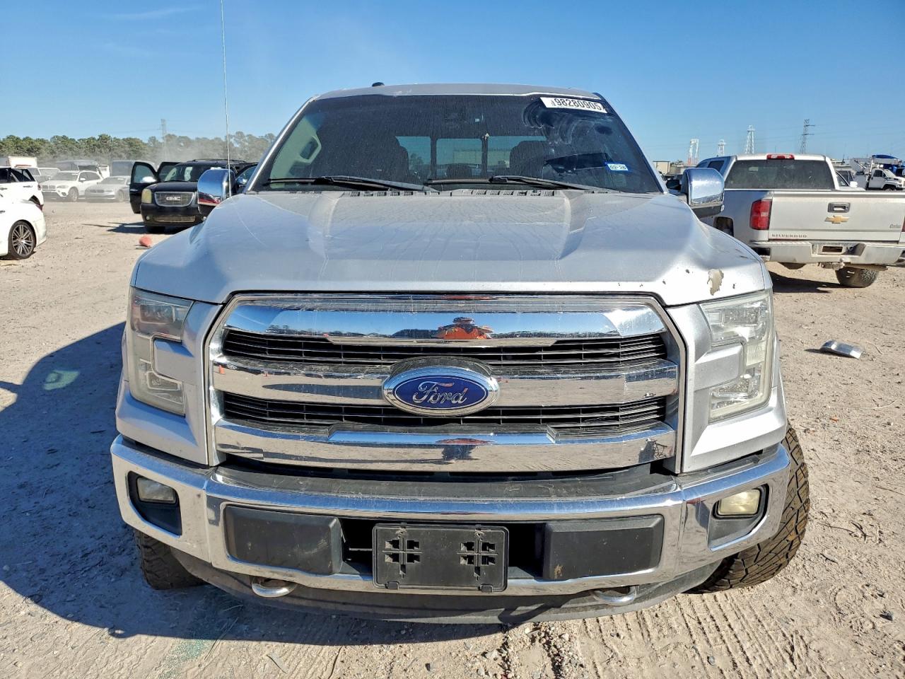 2015 Ford F150 Supercrew Silver vin: 1FTEW1EG5FFC69990