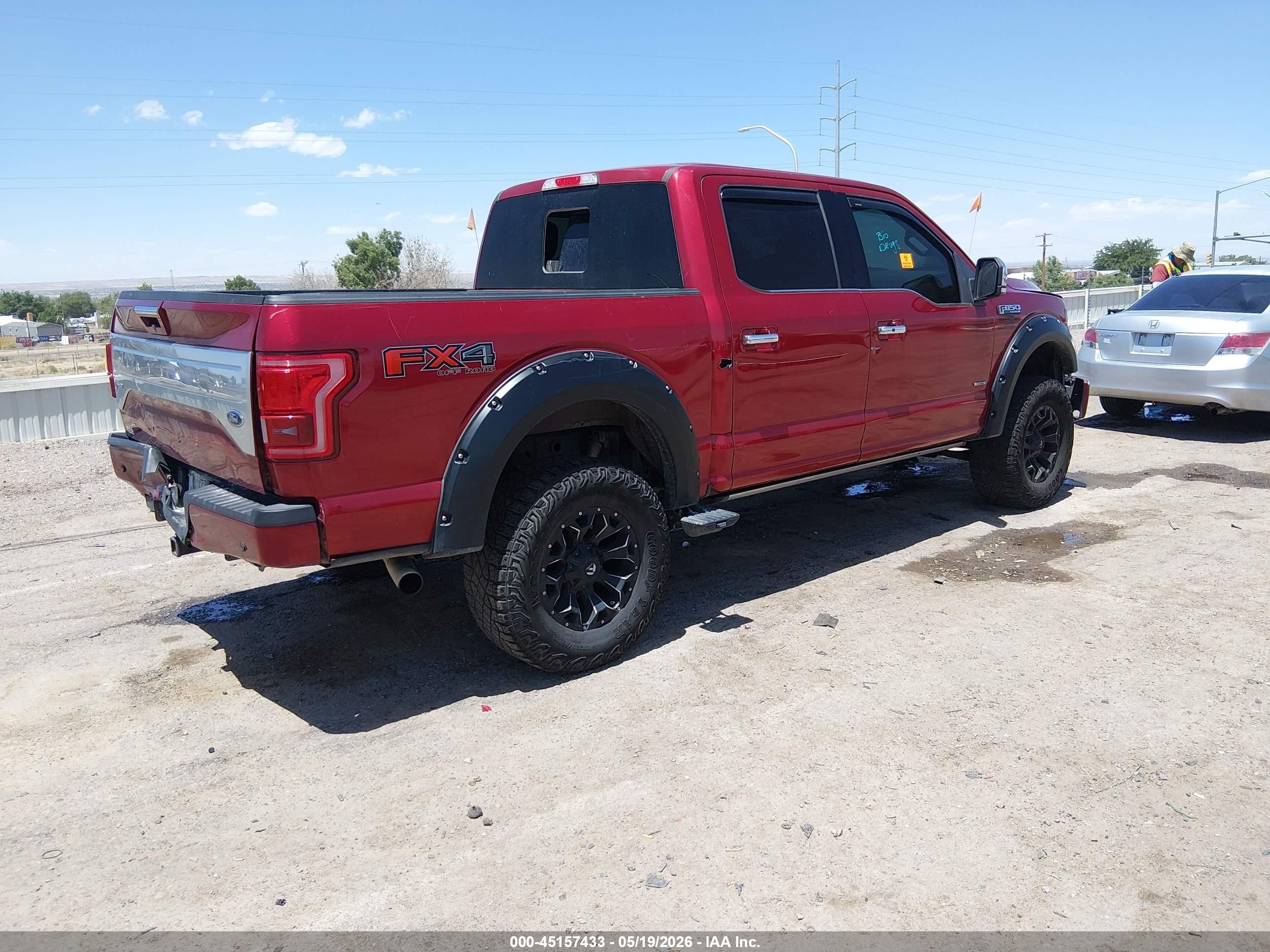 2015 Ford F-150 Platinum Темно-бордовый vin: 1FTEW1EG5FFC71626