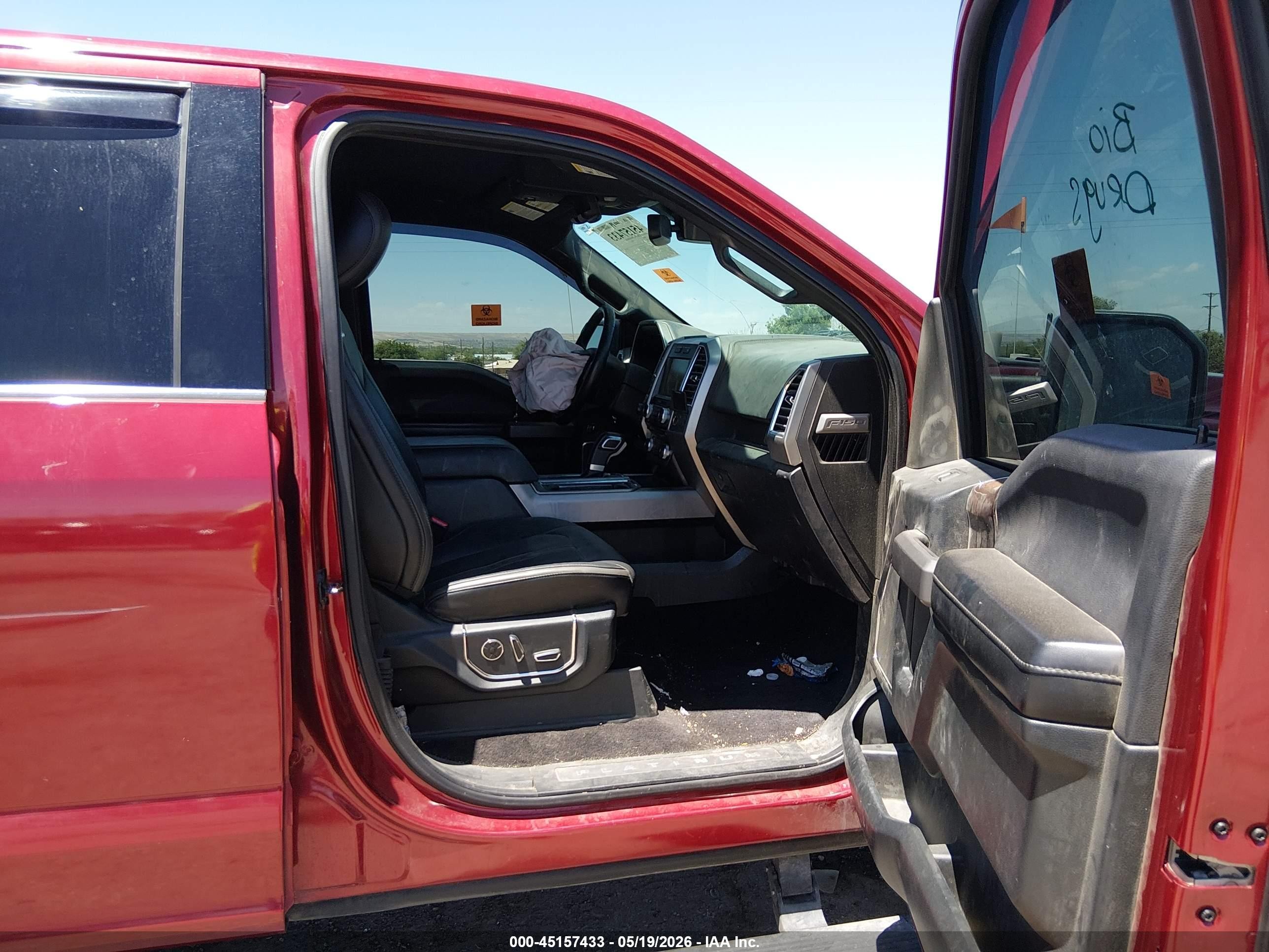 2015 Ford F-150 Platinum Темно-бордовый vin: 1FTEW1EG5FFC71626