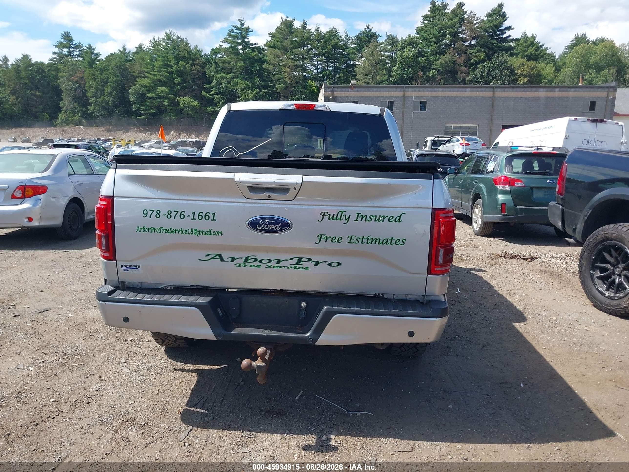 2015 Ford F-150 Lariat Silver vin: 1FTEW1EG5FFC97482