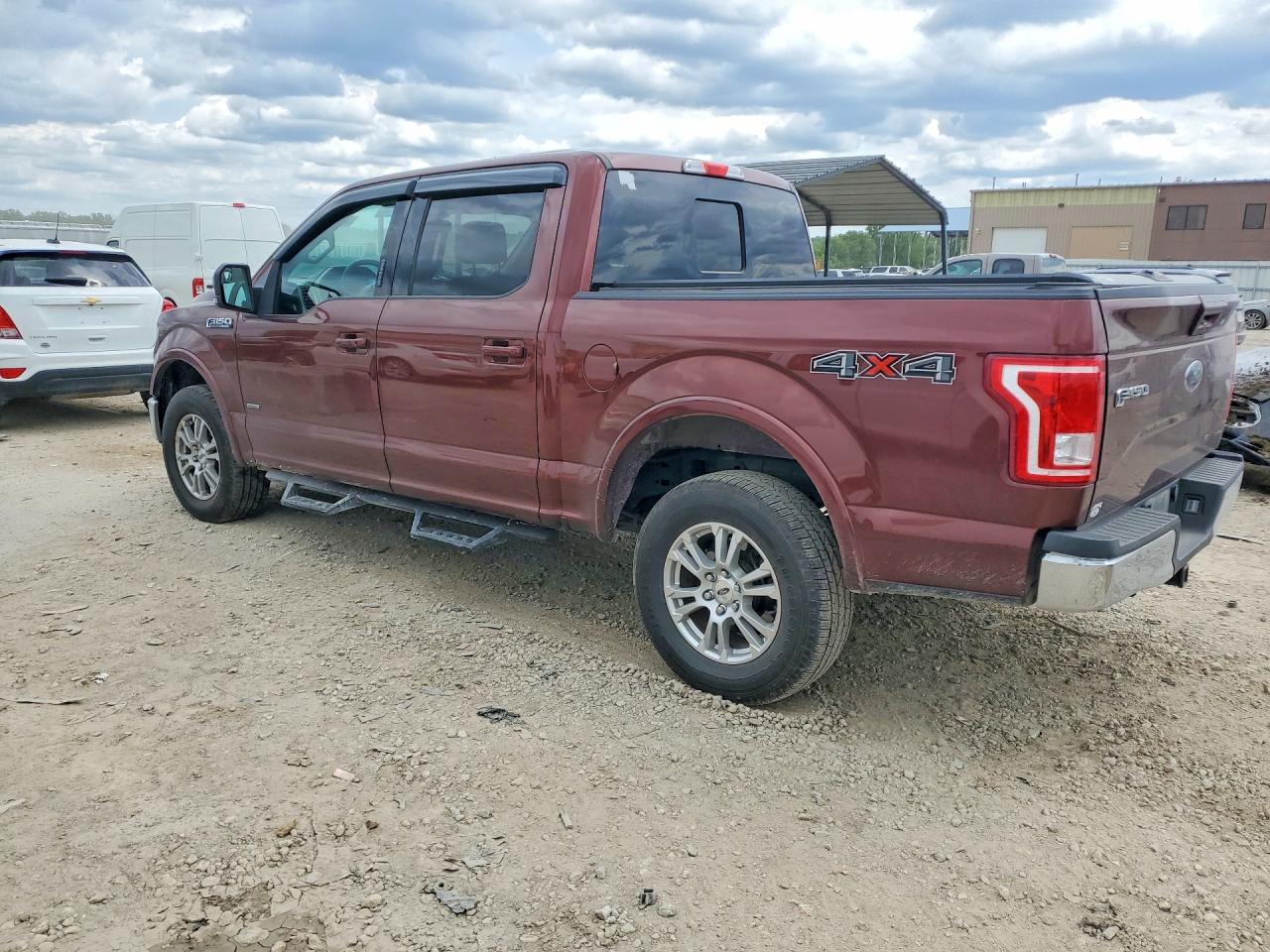 2015 Ford F150 Supercrew Maroon vin: 1FTEW1EG5FKD09489