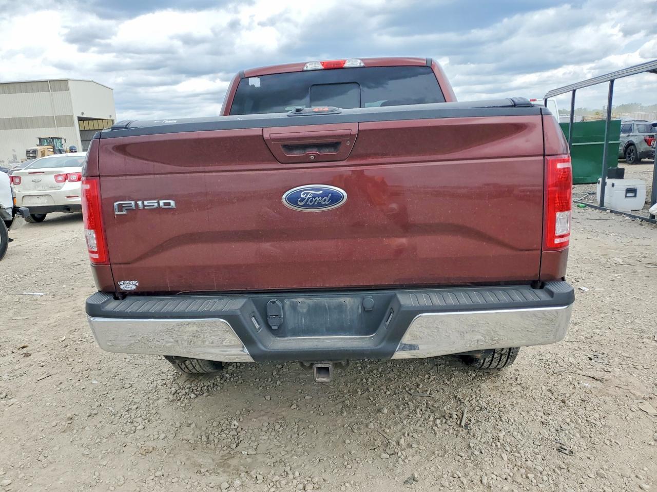2015 Ford F150 Supercrew Maroon vin: 1FTEW1EG5FKD09489
