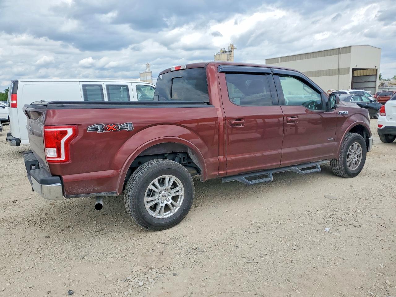 2015 Ford F150 Supercrew Maroon vin: 1FTEW1EG5FKD09489