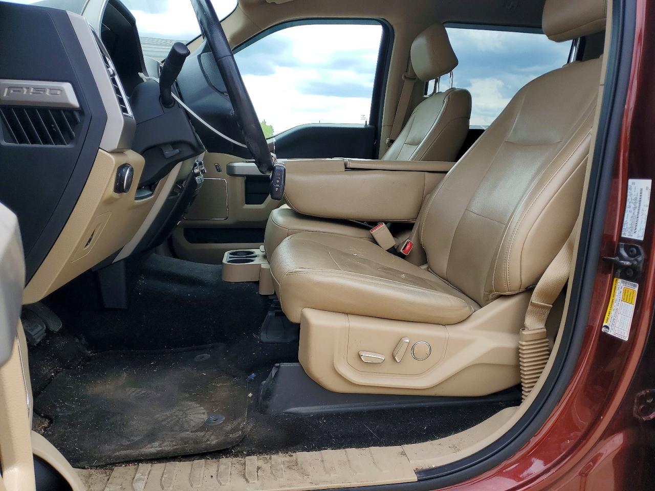 2015 Ford F150 Supercrew Maroon vin: 1FTEW1EG5FKD09489