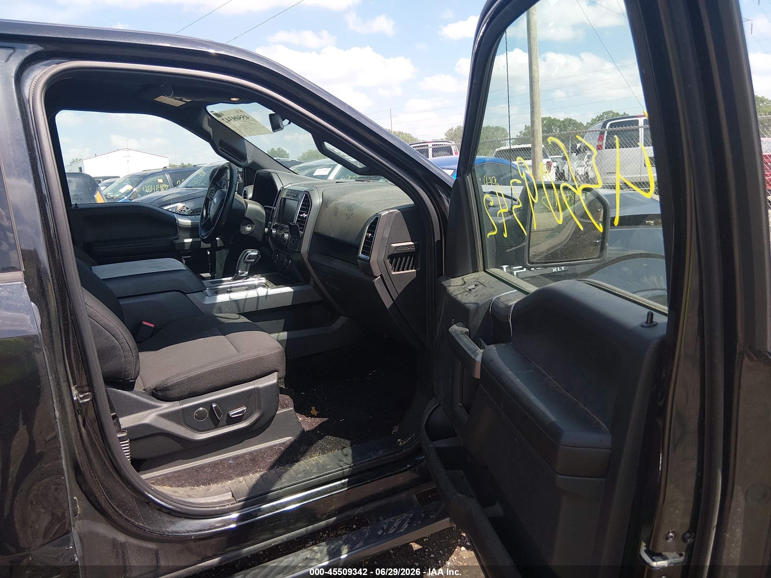2015 Ford F-150 Xlt Black vin: 1FTEW1EG5FKE69310