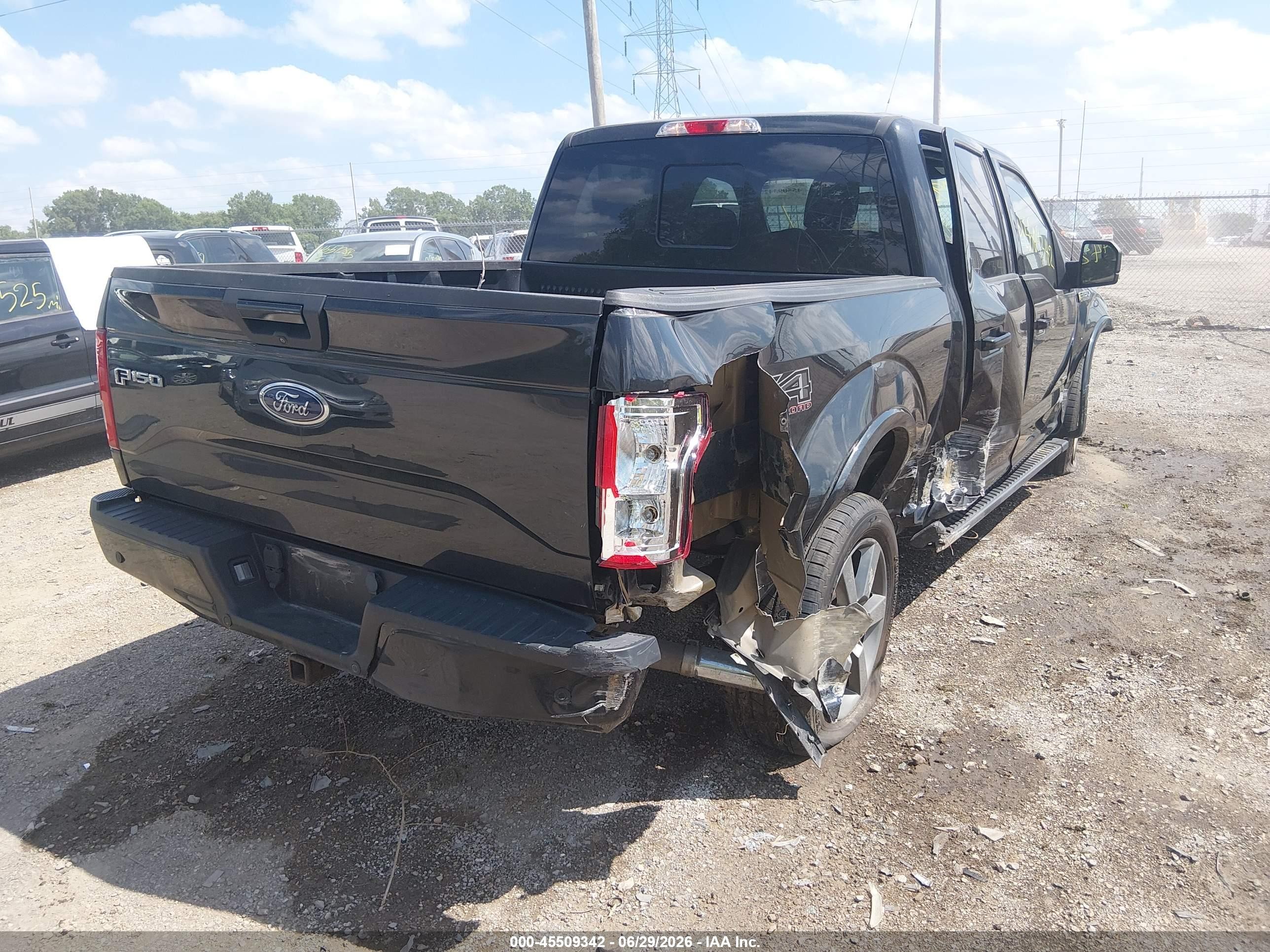 2015 Ford F-150 Xlt Black vin: 1FTEW1EG5FKE69310
