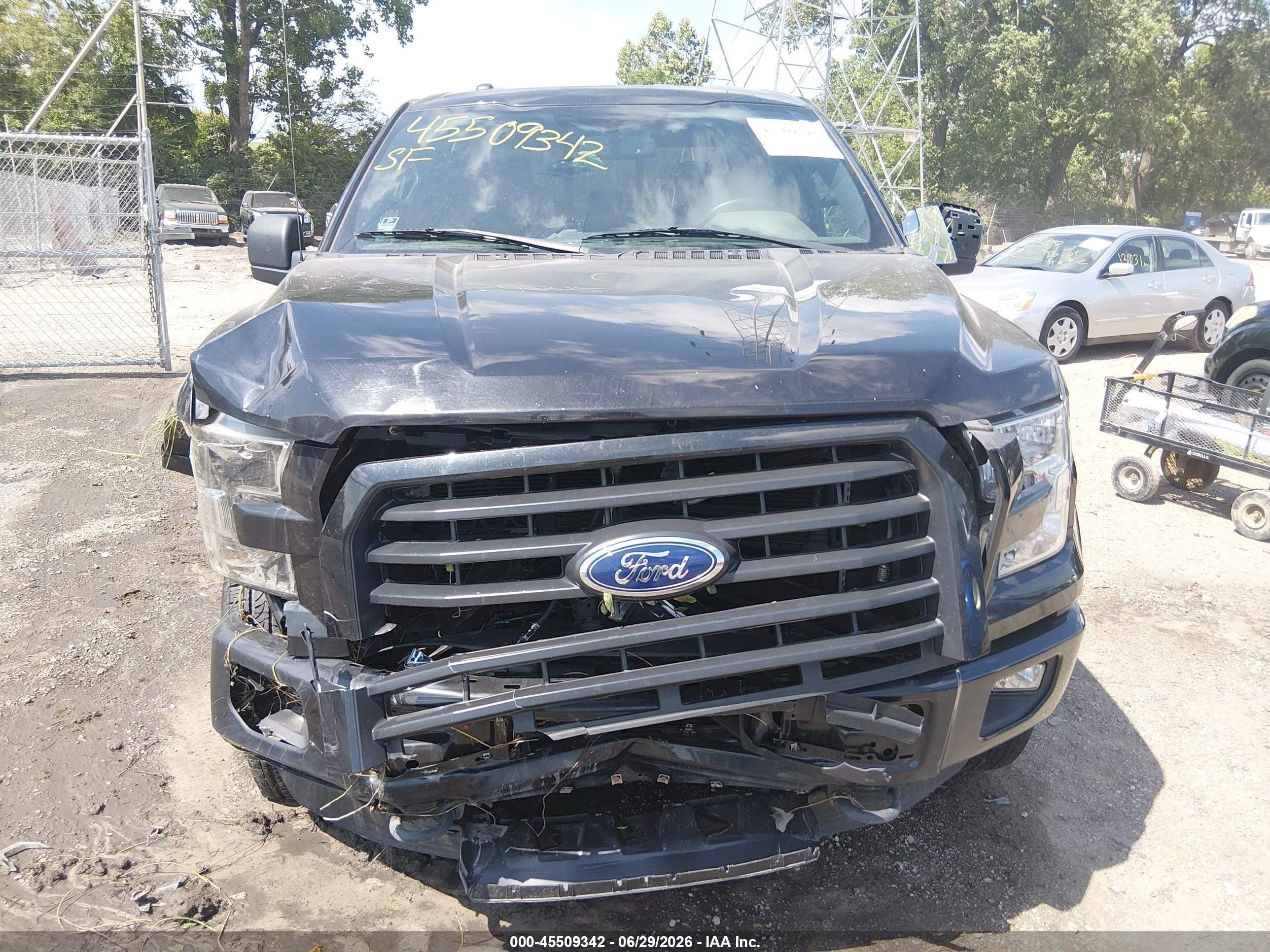 2015 Ford F-150 Xlt Black vin: 1FTEW1EG5FKE69310