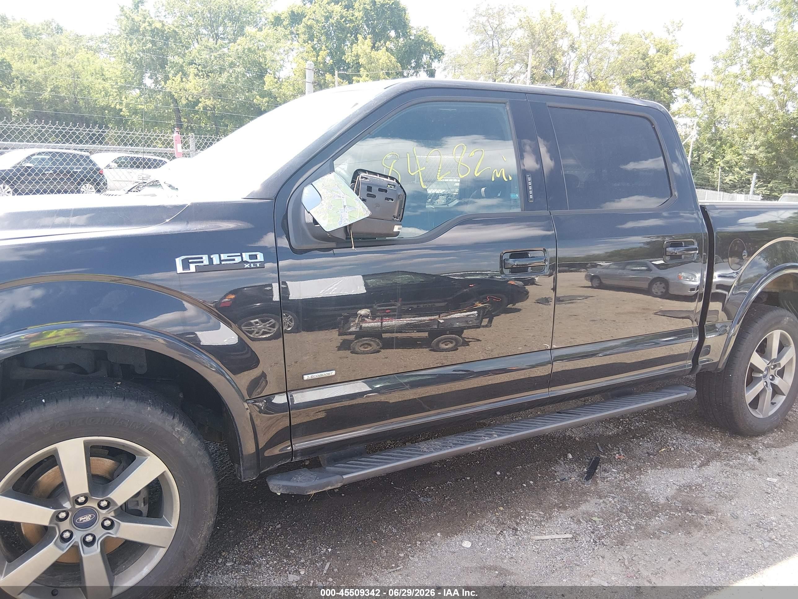 2015 Ford F-150 Xlt Black vin: 1FTEW1EG5FKE69310