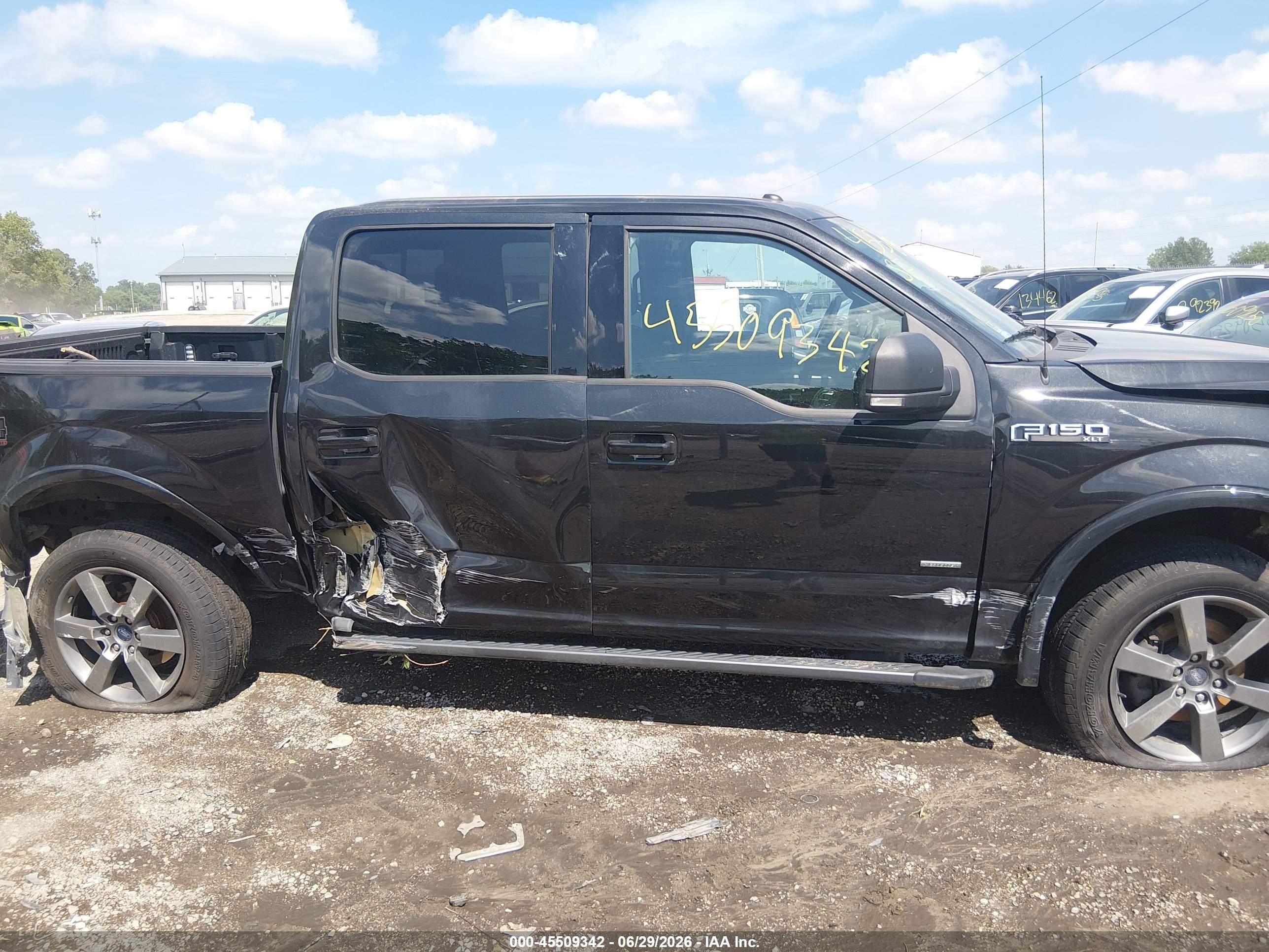 2015 Ford F-150 Xlt Black vin: 1FTEW1EG5FKE69310