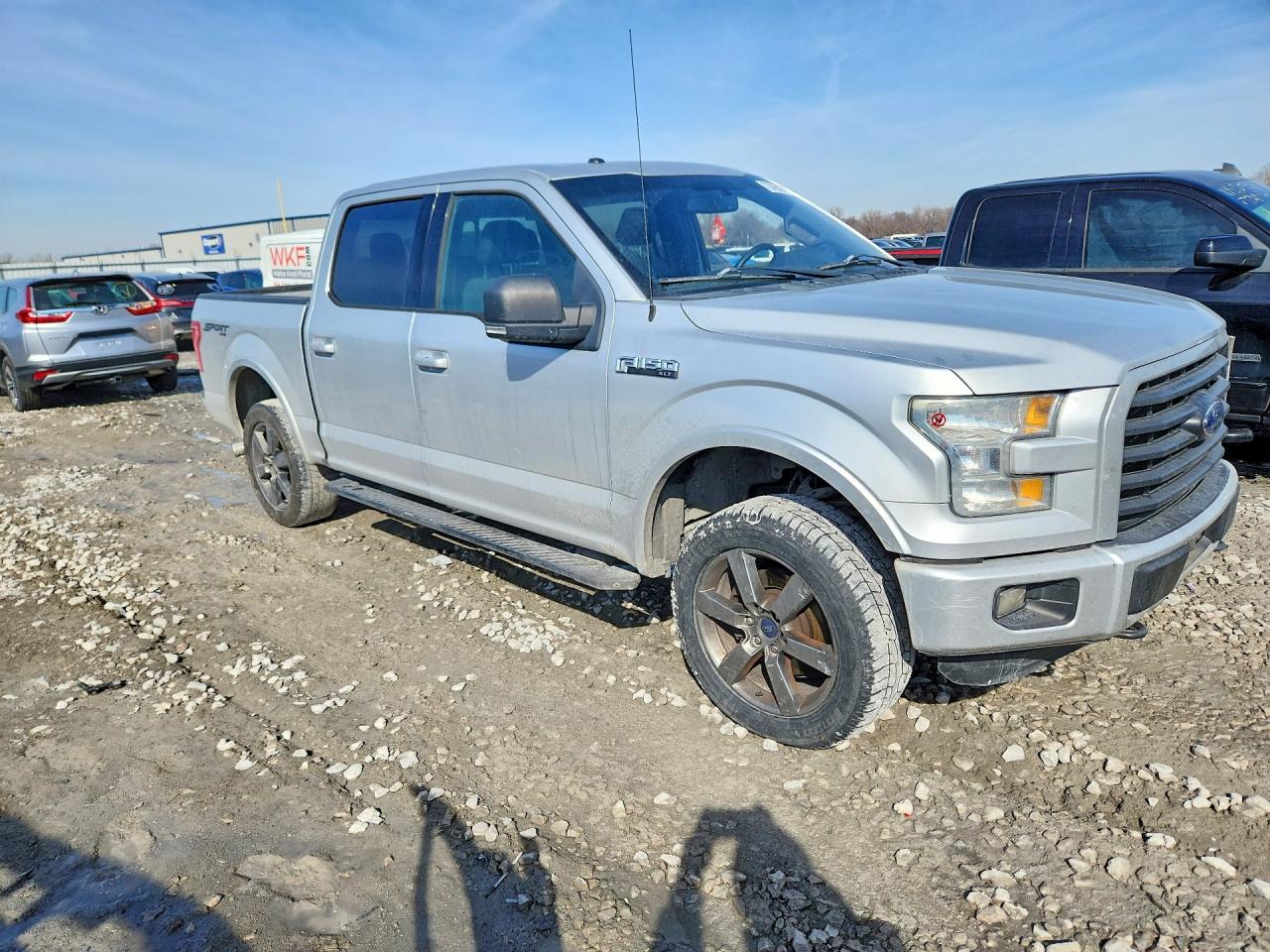 2015 Ford F150 Supercrew Gray vin: 1FTEW1EG5FKF03875