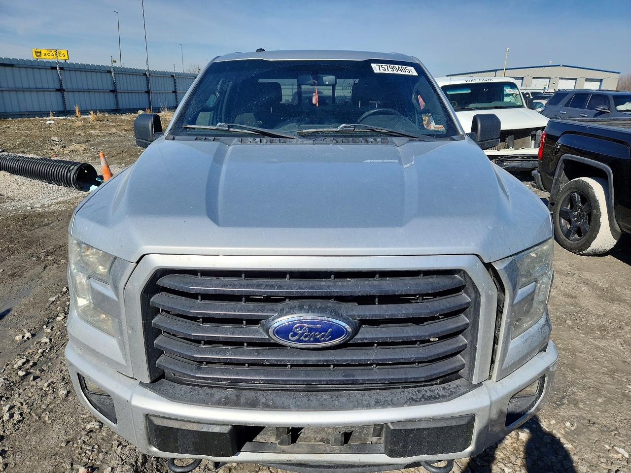 2015 Ford F150 Supercrew Gray vin: 1FTEW1EG5FKF03875