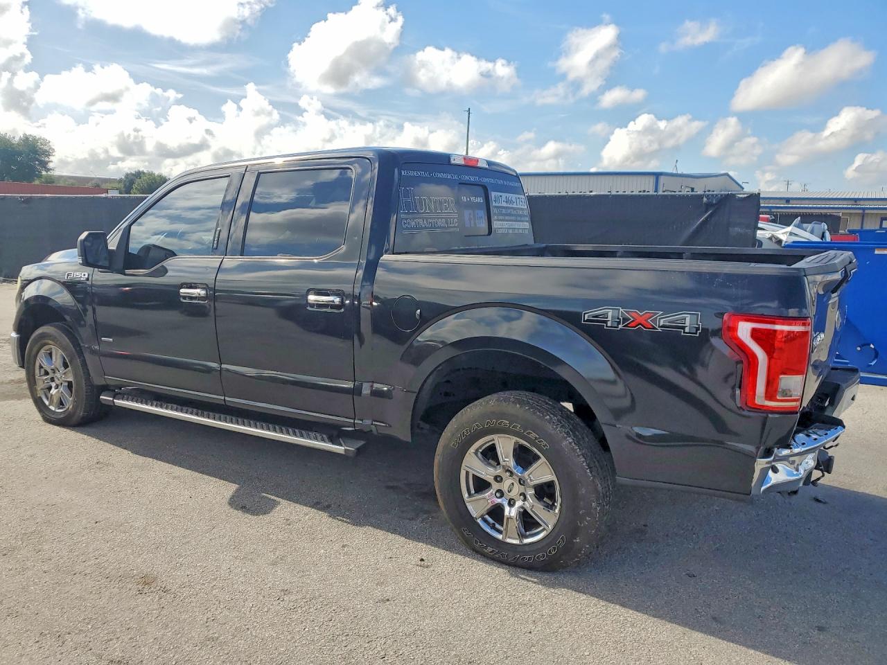 2015 Ford F150 Supercrew Black vin: 1FTEW1EG6FFA50262