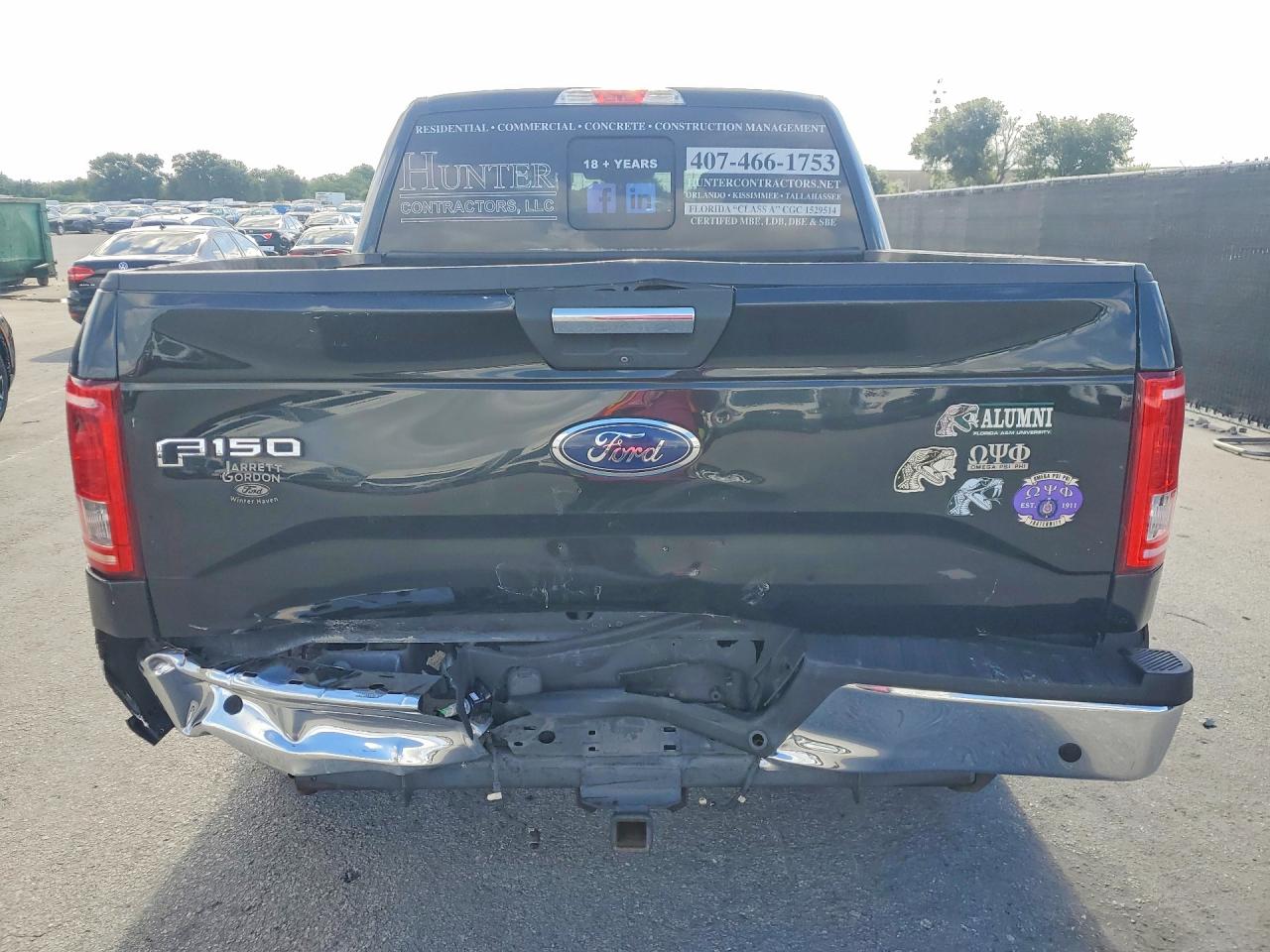 2015 Ford F150 Supercrew Black vin: 1FTEW1EG6FFA50262