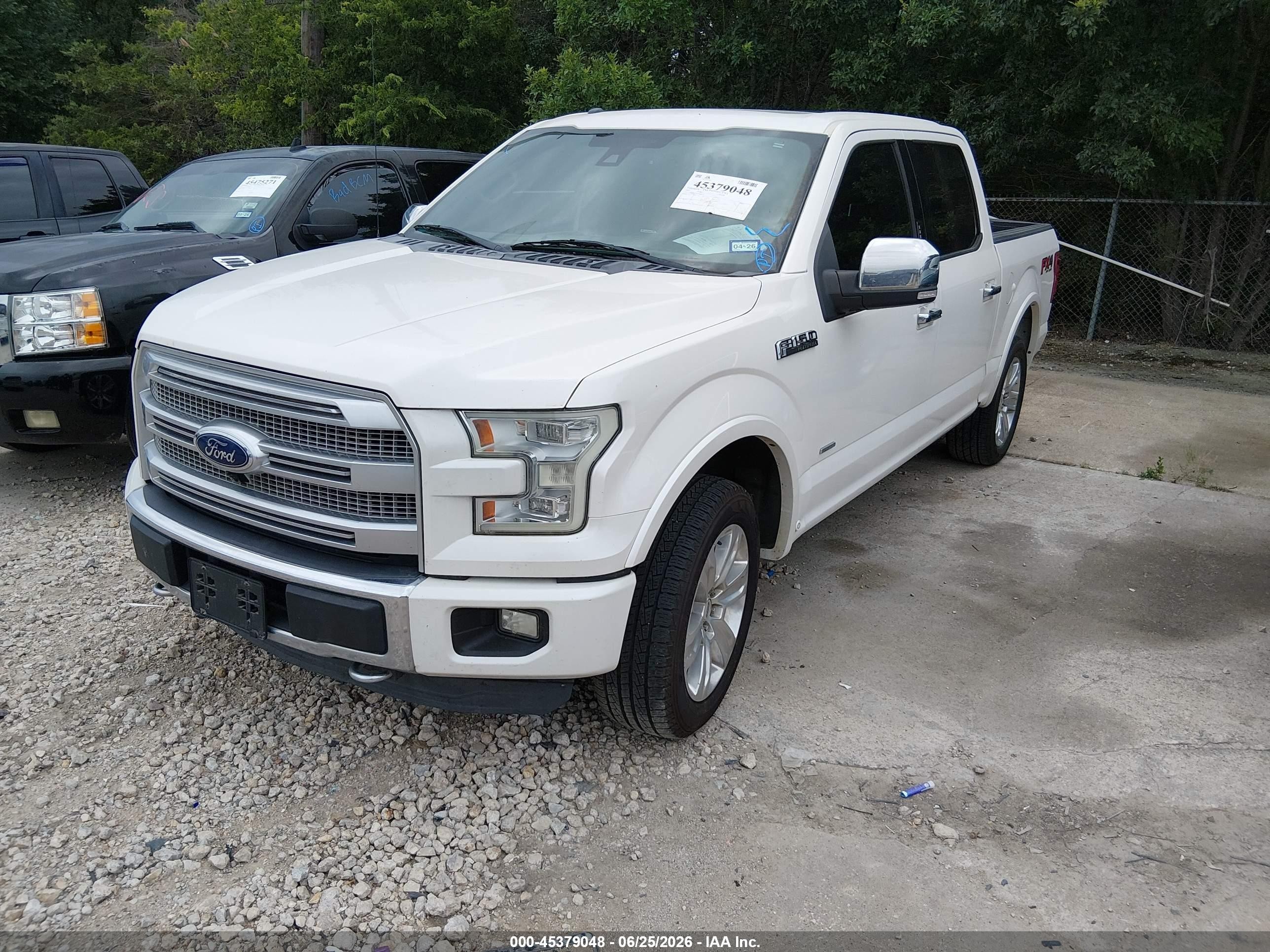 2015 Ford F-150 Platinum Белый vin: 1FTEW1EG6FFB06328