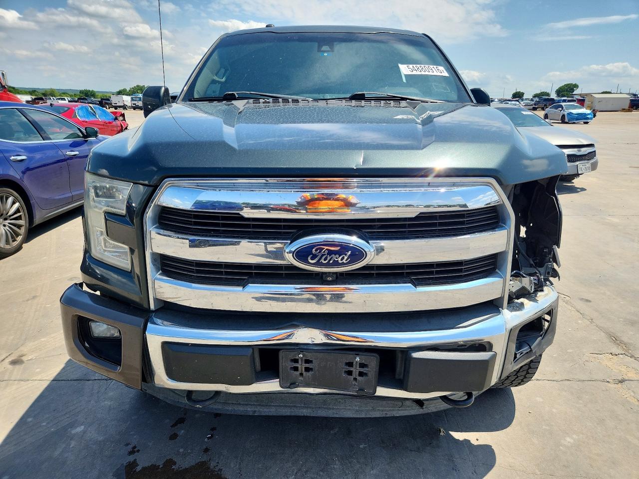 2015 Ford F150 Supercrew Green vin: 1FTEW1EG6FFB23355