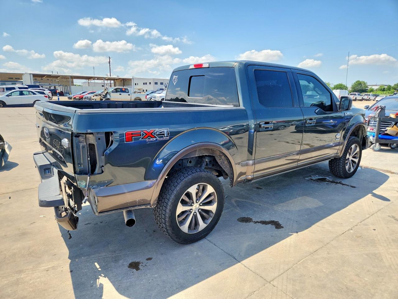 2015 Ford F150 Supercrew Green vin: 1FTEW1EG6FFB23355
