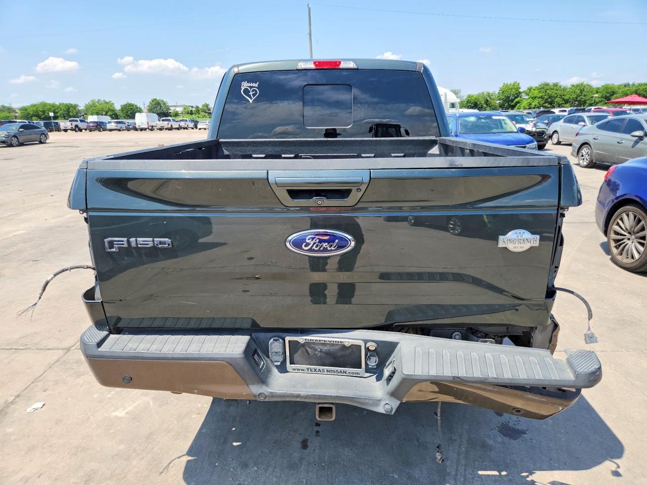 2015 Ford F150 Supercrew Green vin: 1FTEW1EG6FFB23355